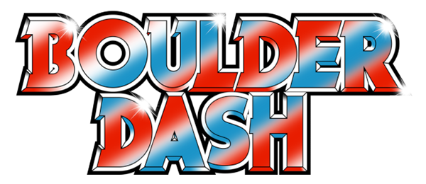 Boulder Dash logo for Atari 400