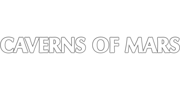 Caverns of Mars logo for Atari 400