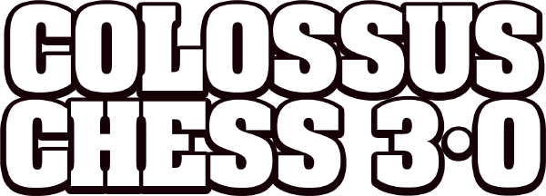 Colossus Chess 3.0 logo for Atari 400