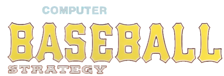 Computer Baseball Strategy logo for Atari 400