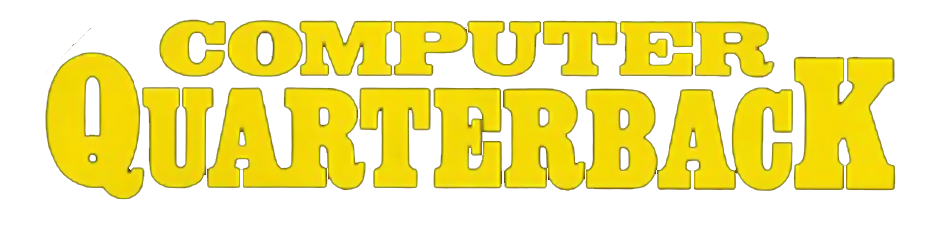Computer Quarterback back cover for Atari 400