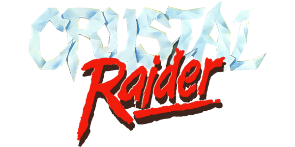 Crystal Raider logo for Atari 400