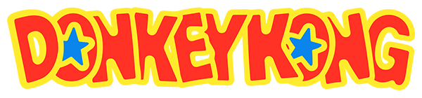 Donkey Kong logo for Atari XE
