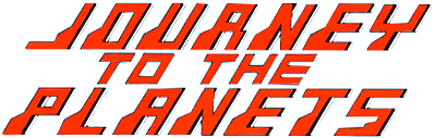 Journey to the Planets logo for Atari 400