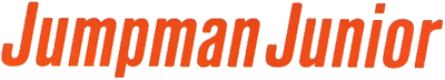 Jumpman Junior logo for Atari 400