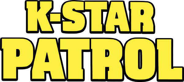 K-Star Patrol logo for Atari 400