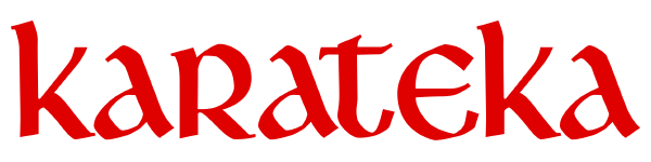 Karateka logo for Atari XE