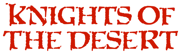 Knights of the Desert logo for Atari 400