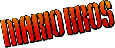 Mario Bros logo for Atari XE