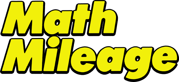 Math Mileage logo for Atari 400