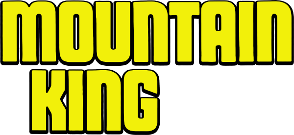 Mountain King logo for Atari 400