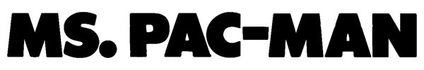 Ms. Pac-Man logo for Atari 400