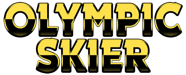Olympic Skier logo for Atari 400