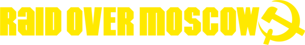 Raid Over Moscow logo for Atari 400