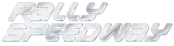 Rally Speedway logo for Atari 400