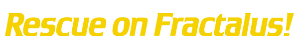 Rescue On Fractalus logo for Atari XE