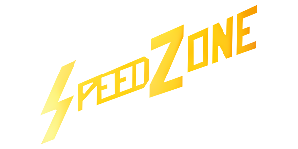 Speed Zone logo for Atari 400