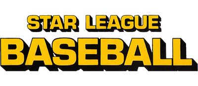 Star League Baseball logo for Atari 400