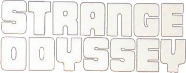 Strange Odyssey logo for Atari 400