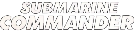 Submarine Commander logo for Atari 400
