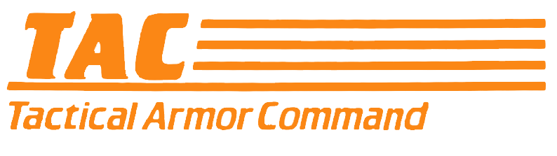 TAC: Tactical Armor Command logo for Atari 400