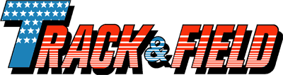 Track & Field logo for Atari 400