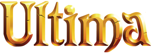 Ultima logo for Atari 400