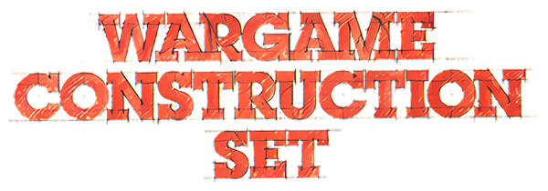 Wargame Construction Set logo for Atari 400