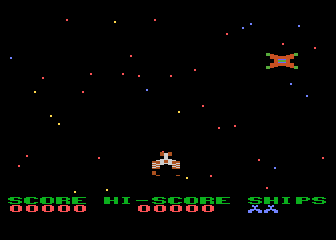 Alien Ambush screenshot 2 for Atari 400