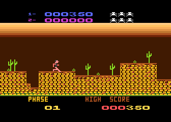 Aztec Challenge screenshot 2 for Atari 400