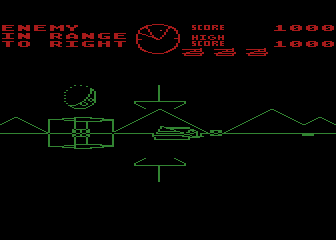 Battlezone screenshot 3 for Atari 400