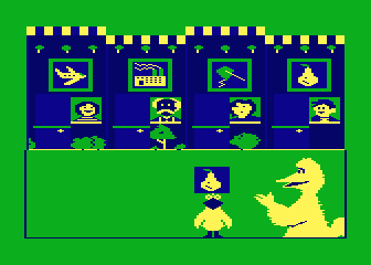 Big Bird's Special Delivery screenshot 2 for Atari 400