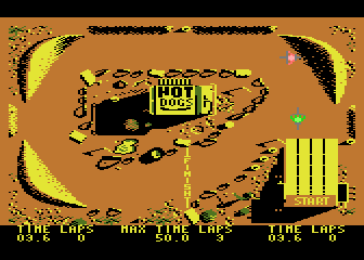BMX Simulator screenshot 3 for Atari 400
