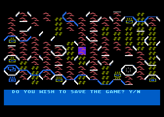 Breakthrough In The Ardennes screenshot 2 for Atari 400