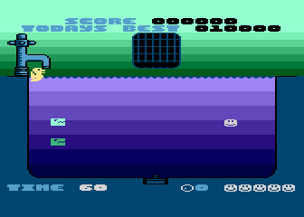 Bubble Trouble screenshot 2 for Atari 400