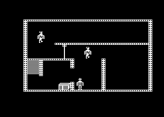 Castle Wolfenstein screenshot 3 for Atari 400