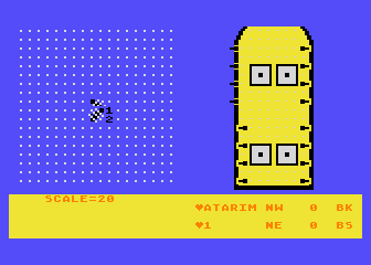 Clear For Action screenshot 2 for Atari 400