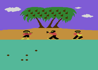 Coconotes screenshot 2 for Atari 400