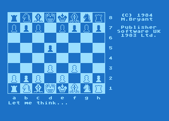 Colossus Chess 3.0 screenshot 2 for Atari 400