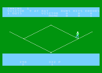 Computer Baseball Strategy screenshot 1 for Atari 400