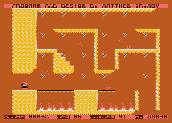 Crystal Raider screenshot 2 for Atari 400
