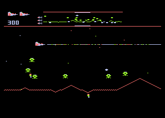 Defender screenshot 3 for Atari 400