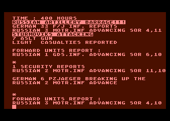 Dnieper River Line screenshot 2 for Atari 400