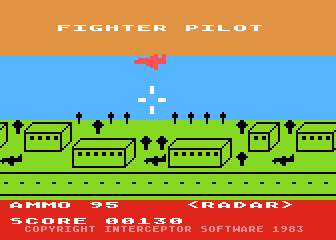 Fighter Pilot screenshot 3 for Atari 400