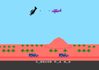 Flying Ace screenshot 2 for Atari 400