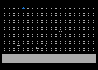 Galaxy screenshot 2 for Atari 400