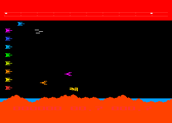 K-Star Patrol screenshot 2 for Atari 400