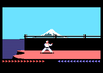 Karateka screenshot 3 for Atari XE