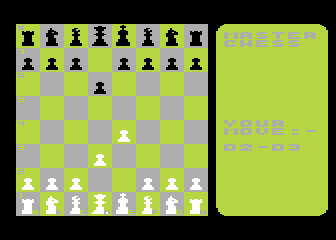 Master Chess screenshot 2 for Atari 400