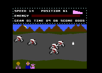 Milk Race screenshot 3 for Atari 400